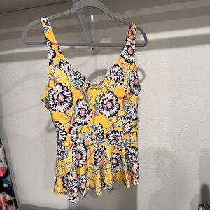 SEA ANGEL PEPLUM TANKINI XL